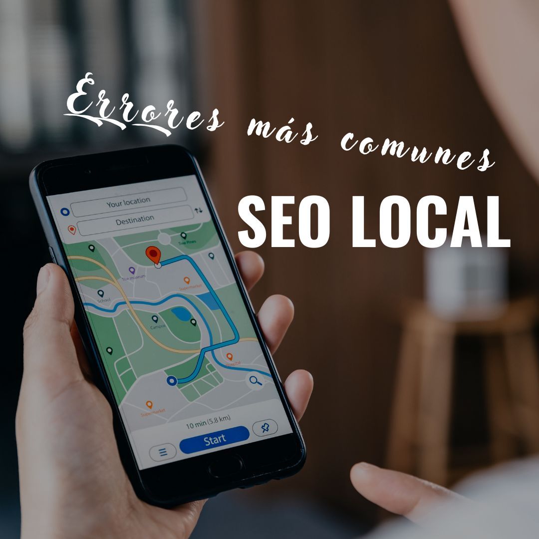 Errores más comunes en SEO Local. Teléfono con un mapa