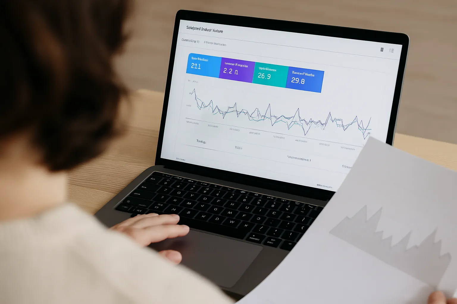Profesional del SEO interpretando datos de Google Search Console